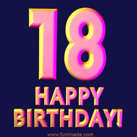 Happy18th Birthday gifs